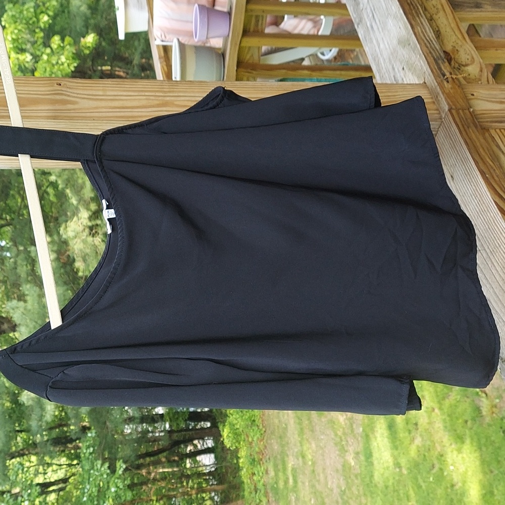 TOBI Black Single Cold Shoulder L/S Top Sz M